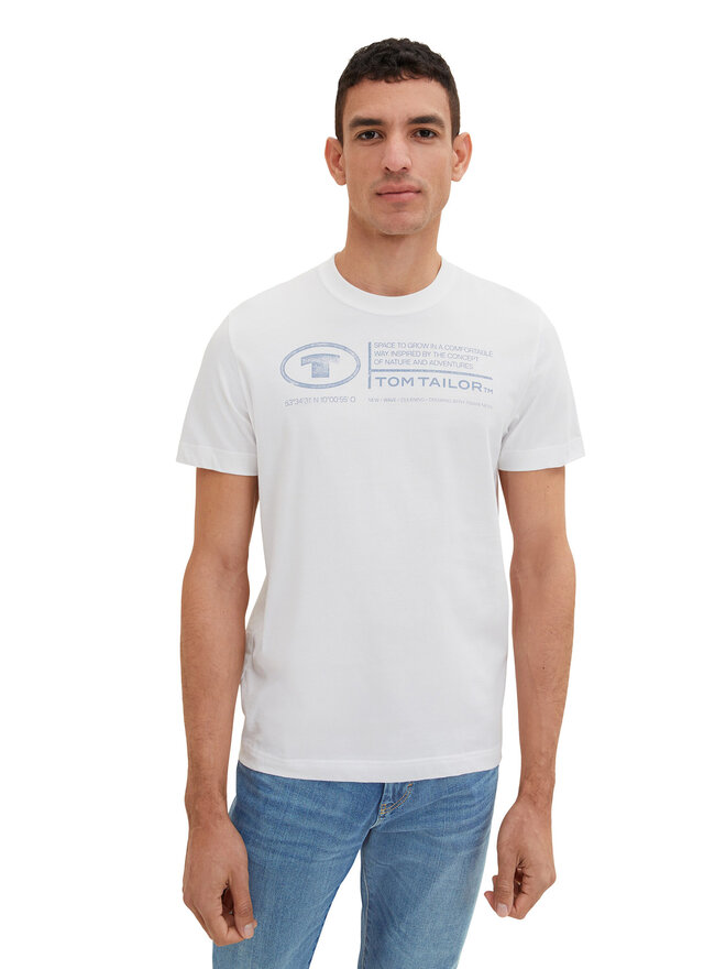 Tom Tailor Tom Tailor Camiseta 1035611 Blanco Regular Fit