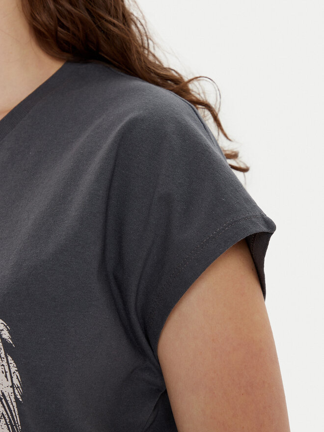 JJXX JJXX T-Shirt Wilma 12274694 Grau Boxy Fit