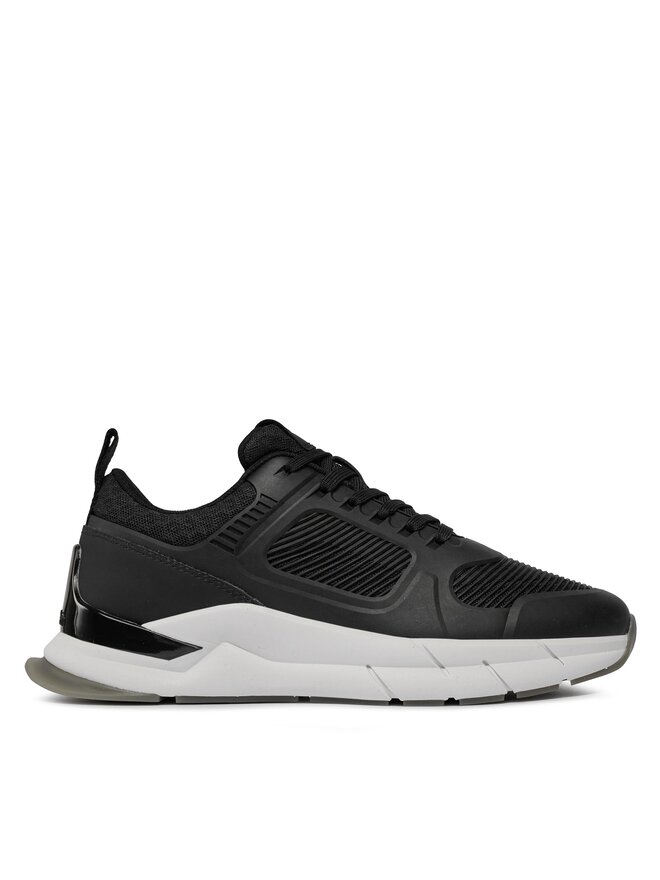 Calvin Klein Снікерcи Calvin Klein Lace Up Runner - Caged HW0HW01996 Чорний