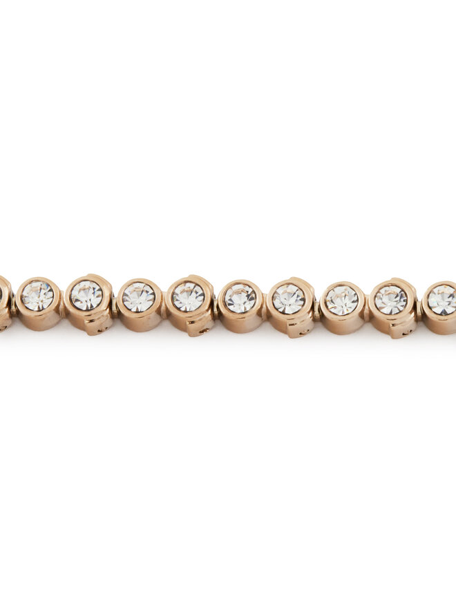 Sekonda Zestaw zegarek, łańcuszek i kolczyki Sekonda 49035 Różowe złoto