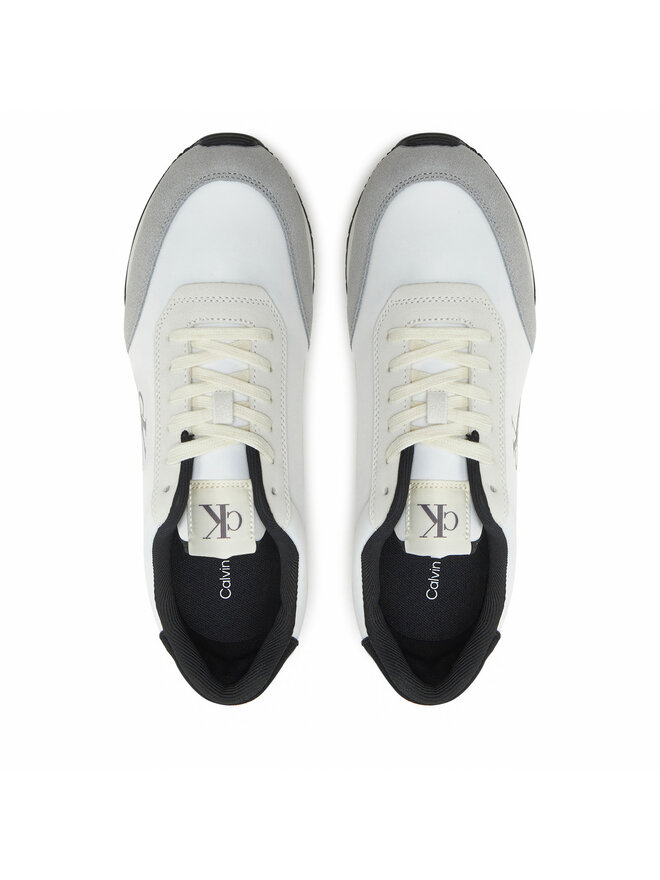 Calvin Klein Jeans Sneakersy Calvin Klein Jeans Retro Runner Iconic Snk YM0YM01119 Biały