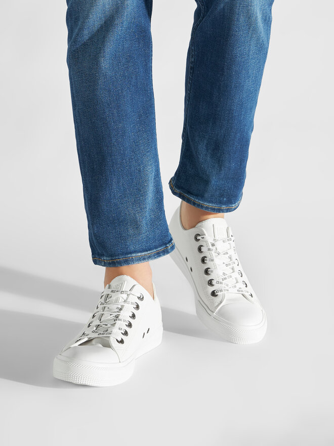 Big Star Shoes Plátenky Big Star Shoes KK174052 Biela