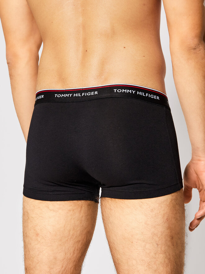 Tommy Hilfiger Tommy Hilfiger Σετ μποξεράκια 3 τμχ 3P Lr Trunk 1U87903841 Μαύρο