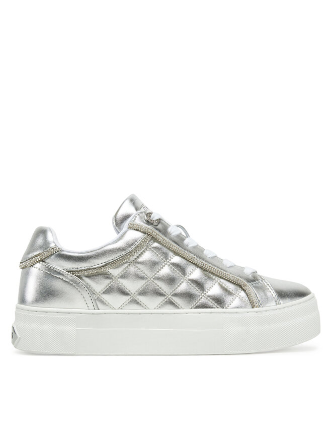 Guess Sneakersy Guess FLPGRA ELE12 Srebrny