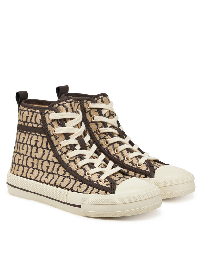 Guess Sneakersy Guess FLPCOL FAL12 Brązowy