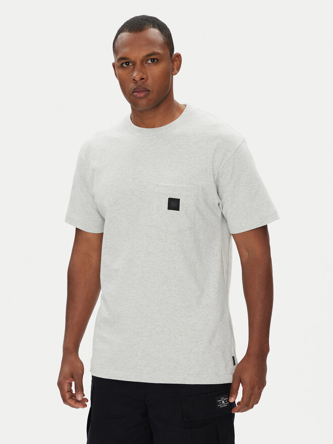 DC DC Camiseta ADYKT03246 Gris Regular Fit