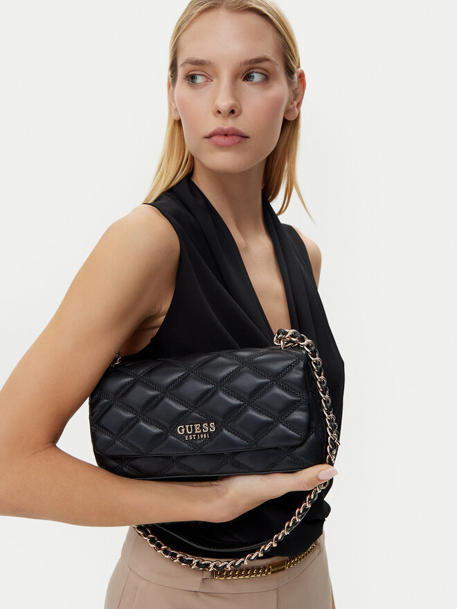 Guess Handtasche Guess HWQG96 32210 Schwarz