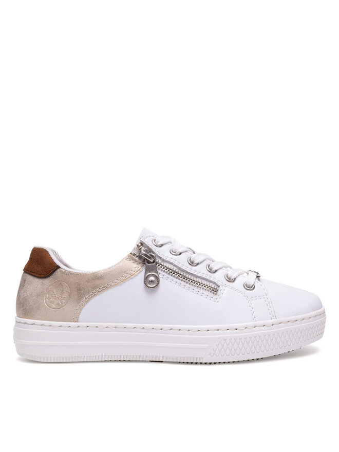 Rieker Sneakersy Rieker L59A1-81 Biela