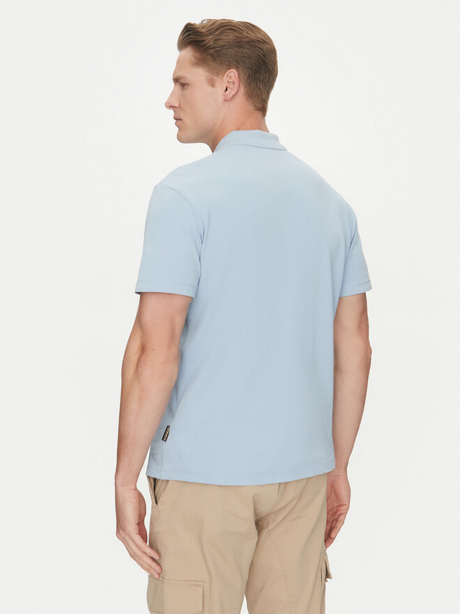 Napapijri Napapijri Poloshirt Ealis NP0A4H8B Himmelblau Regular Fit
