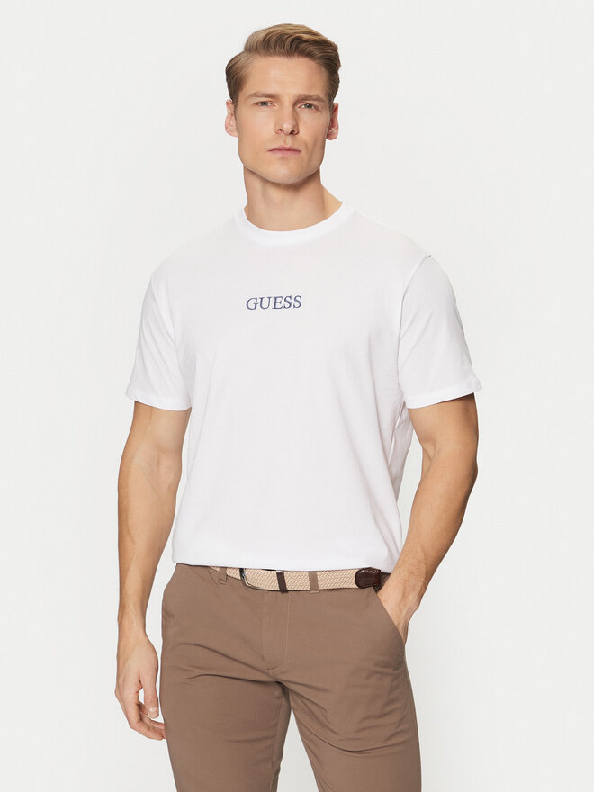 Guess Guess Marškinėliai M5RI58 K9RM1 Balta Regular Fit
