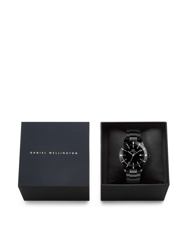 Daniel Wellington Pulkstenis Daniel Wellington Iconic Paradigma 40 DW00100821 Melns