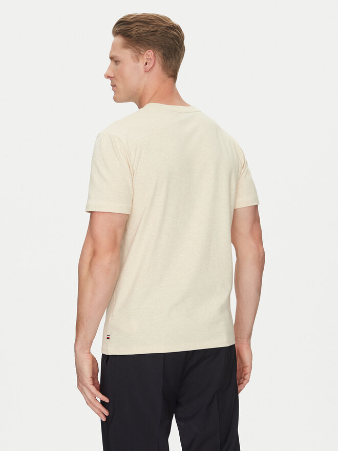 Tommy Hilfiger Tommy Hilfiger Marškinėliai UM0UM03362 Smėlio Regular Fit