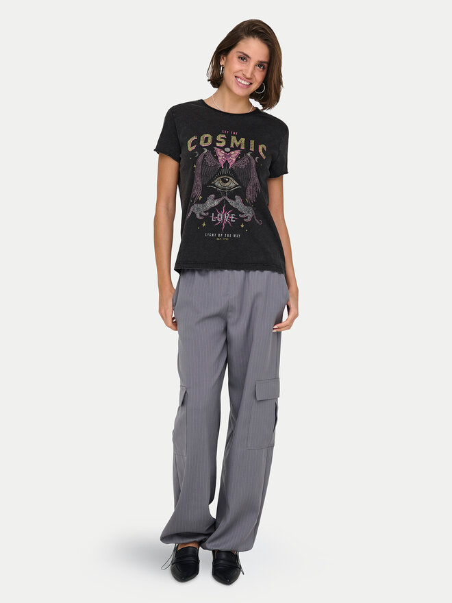 ONLY ONLY Póló Lucy 15336965 Fekete Regular Fit