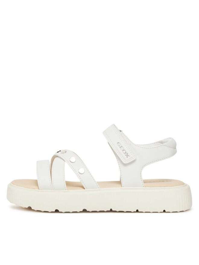 Geox Σανδάλια Geox J Sandal Kodette Gir J45DBI 0003W C1000 D Λευκό