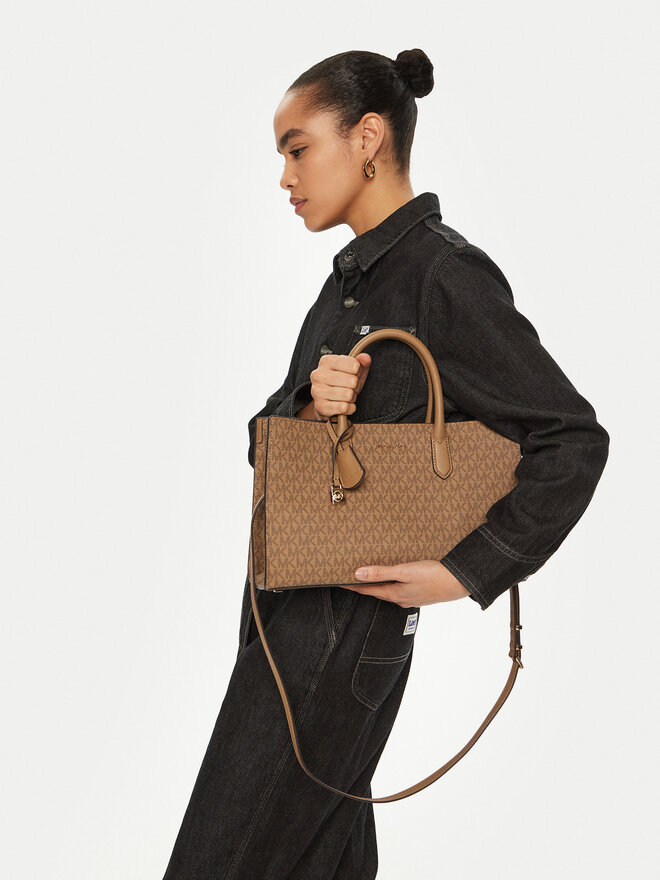 MICHAEL Michael Kors Ročna torba MICHAEL Michael Kors Scarlett 30R5GETS2V Rjava