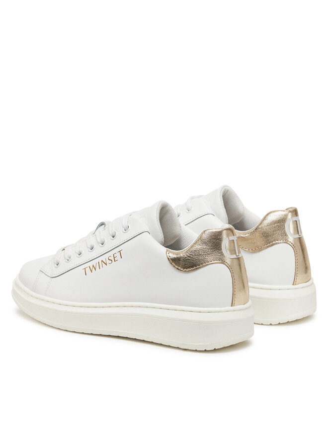 TWINSET Сникърси TWINSET 251GCJ010 Бял
