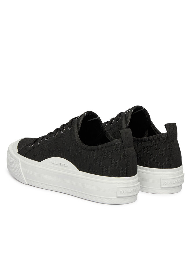 KARL LAGERFELD Sneakers aus Stoff KARL LAGERFELD Kampus Max V KL50516 Schwarz