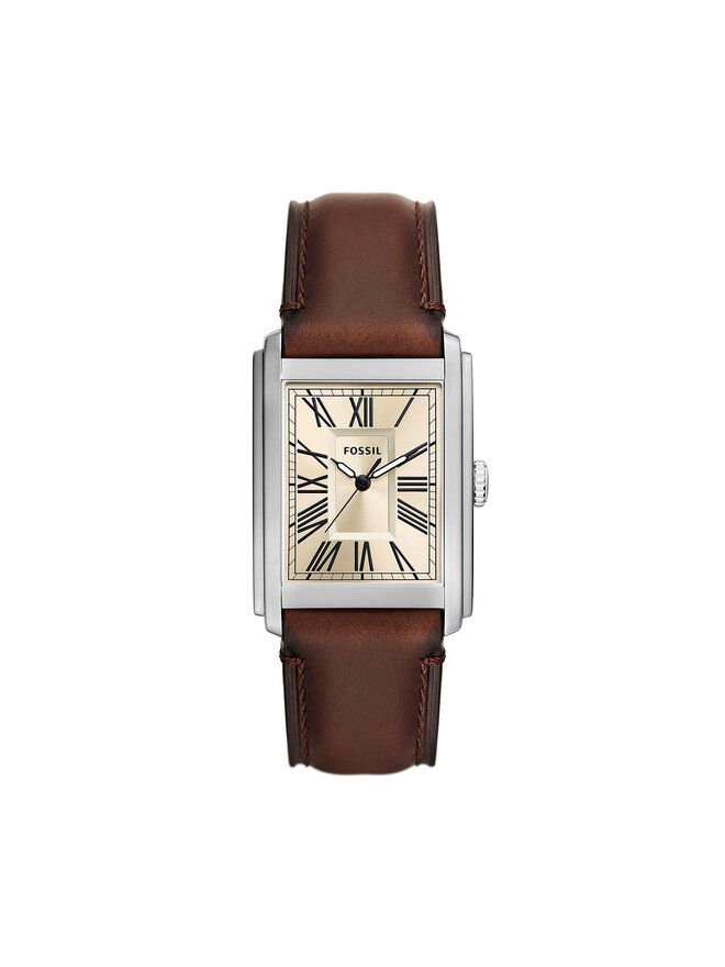 Fossil Годинник Fossil Carraway FS6012 Коричневий