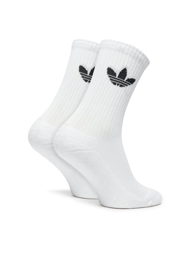 adidas Sada 6 párů vysokých ponožek unisex adidas Trefoil Cushion IJ5619 Bílá