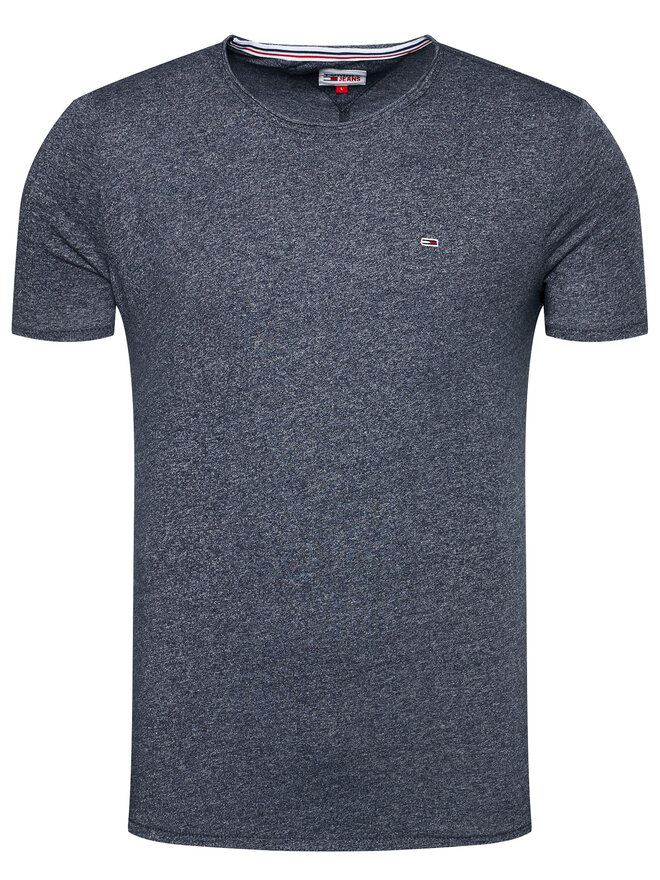 Tommy Jeans Tommy Jeans Marškinėliai Jaspe DM0DM09586 Tamsiai mėlyna Slim Fit