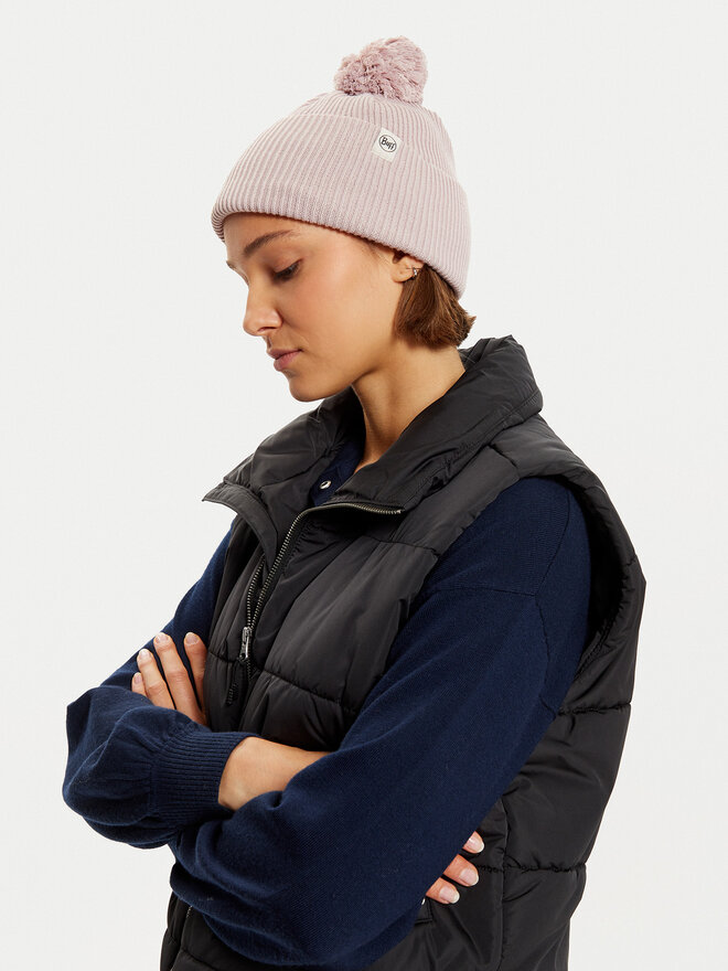 Buff Шапкa Buff Knitted Beanie Renvi 134479.341.10 Рожевий