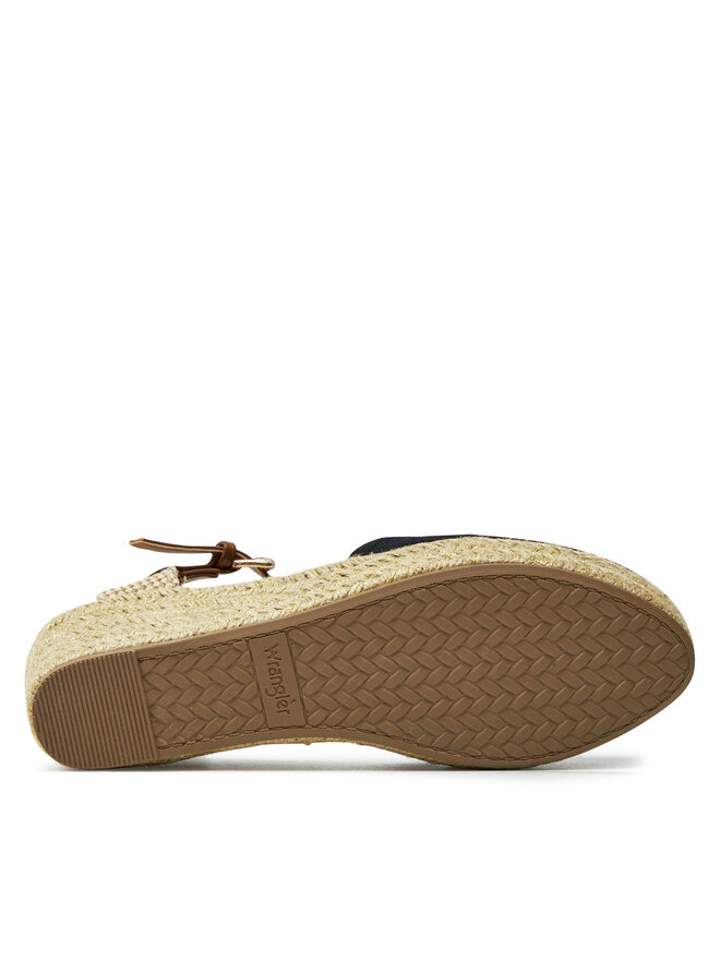 Wrangler Espadryle Wrangler Bela Women Semi Wedge 20241055 Czarny