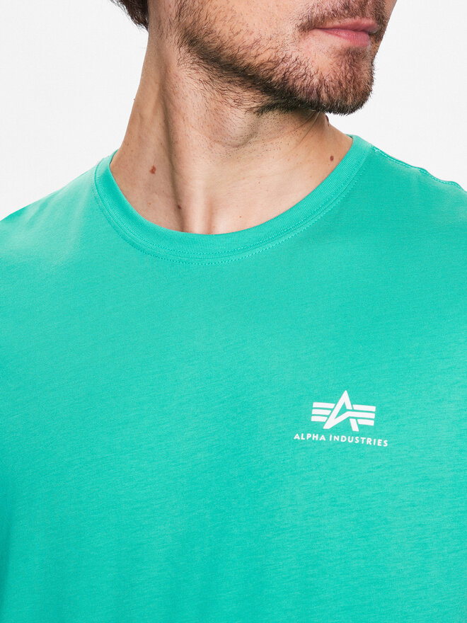 Alpha Industries Alpha Industries Camiseta Basic T Small Logo 188505 Verde Regular Fit