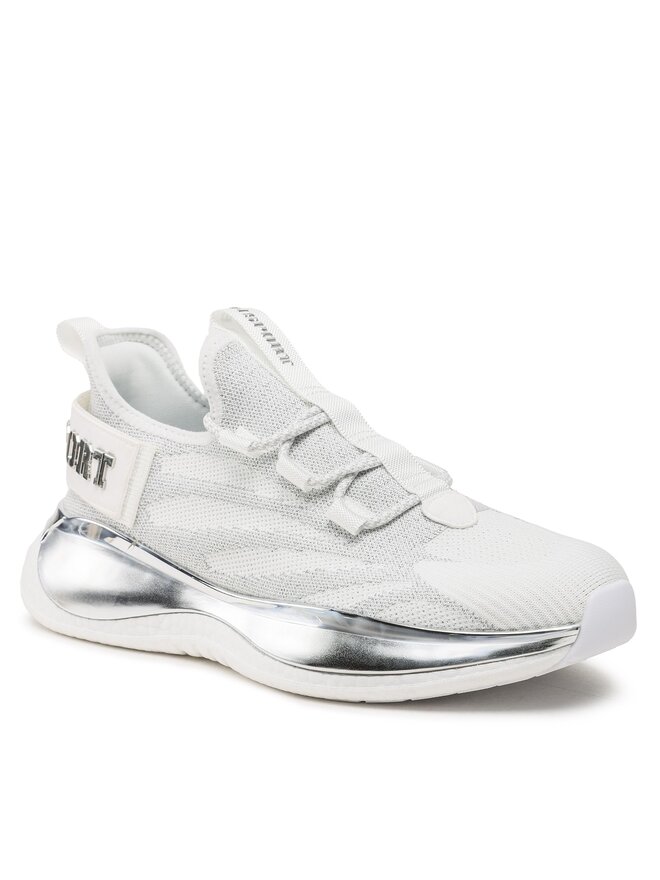 Plein Sport Tenisice Plein Sport The Iron Tiger Gem.X.02013 SACS USC0429 STE003N Bijela