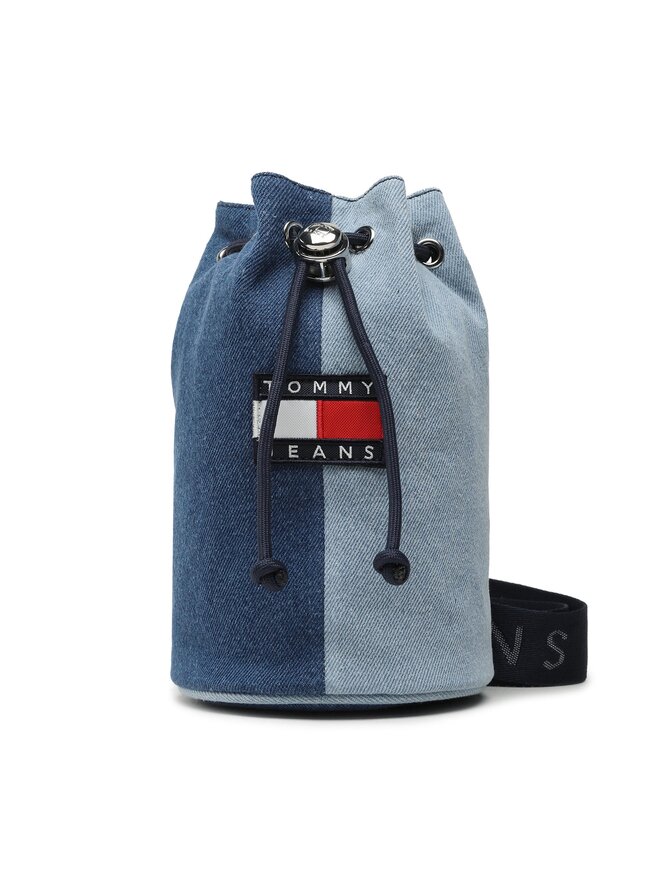 Tommy Jeans Borsellino Tommy Jeans Tjw Heritage Sling Bag Denim AW0AW14834 Blu