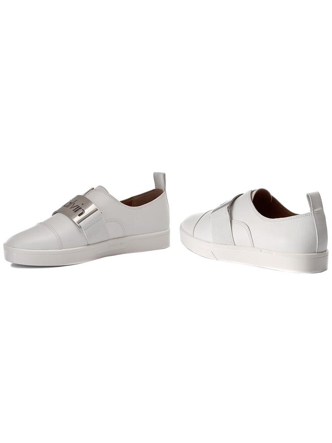 Sneakers aus Stoff Calvin Klein Ilona E5681 WeiB eschuhe