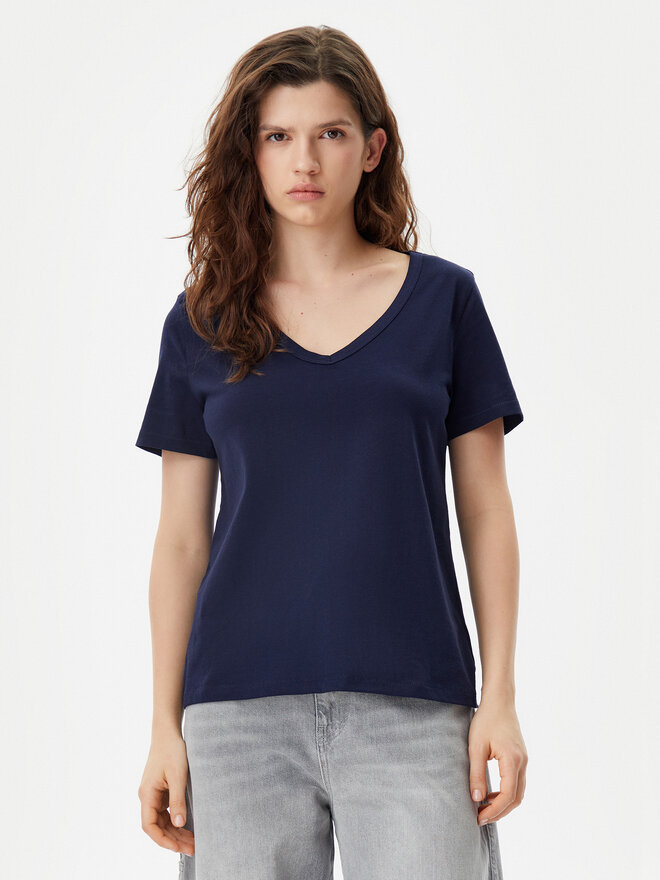 Gap Gap Póló 740140-06 Sötétkék Regular Fit