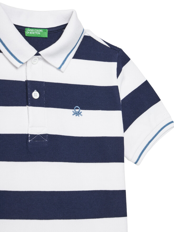 United Colors Of Benetton United Colors Of Benetton Poloshirt 39QAC301T Dunkelblau Regular Fit