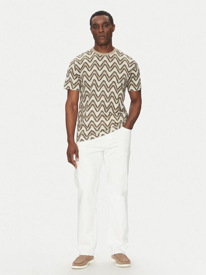 Liu Jo Liu Jo T-shirt QA5161 J7734 Smeđa Regular Fit