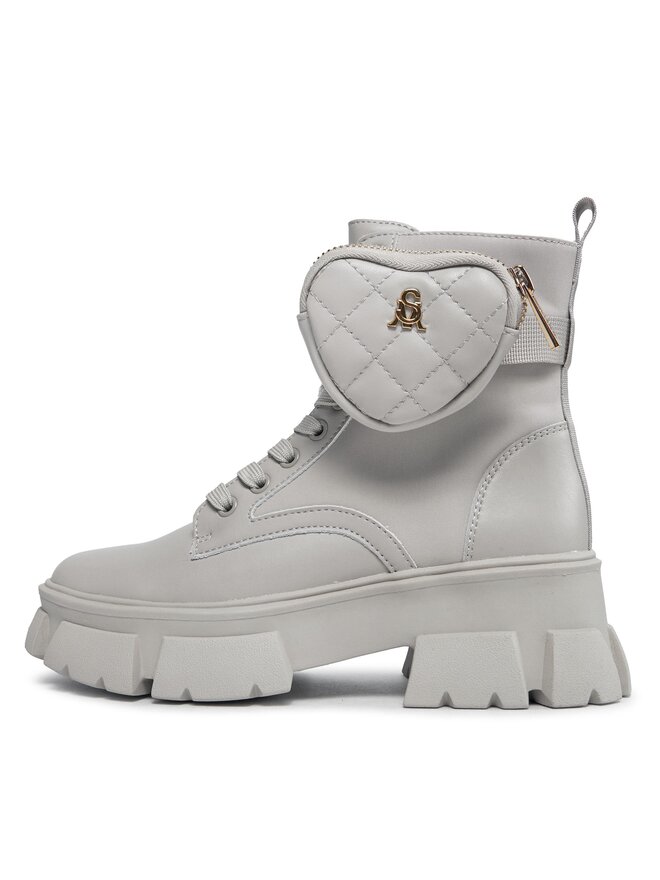 Steve Madden Outdoorová obuv Steve Madden Tanker-H Bootie SM19000035 SM19000035-287 Écru