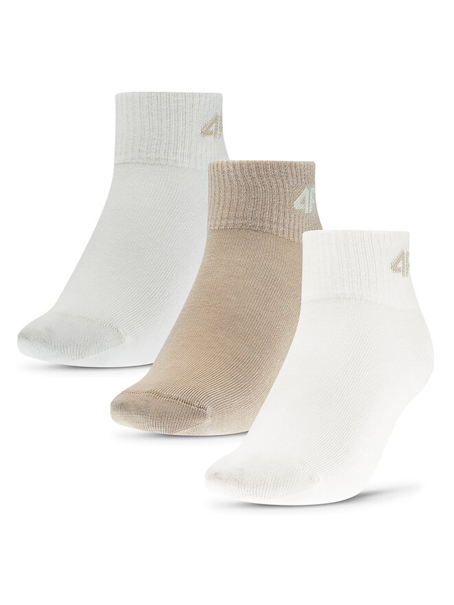 4F Set di 3 paia di calzini corti da bambini 4F 4FJWAW23USOCF228 Multicolore