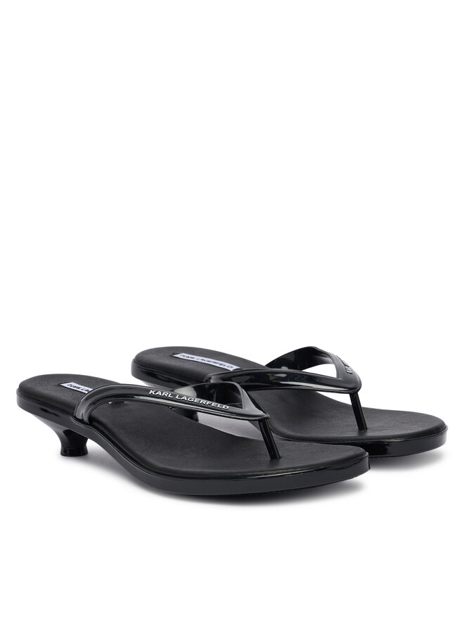KARL LAGERFELD Zehentrenner KARL LAGERFELD Jelly Heel KL83006 Schwarz