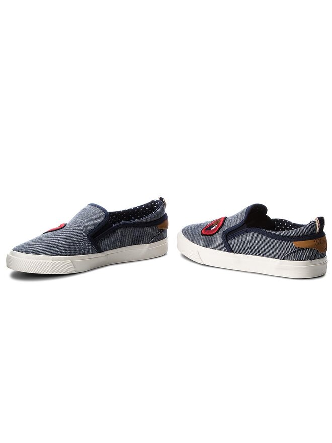 Wrangler Scarpe sportive Wrangler Icon Slip On Patch WL181500 112132685 Blu scuro