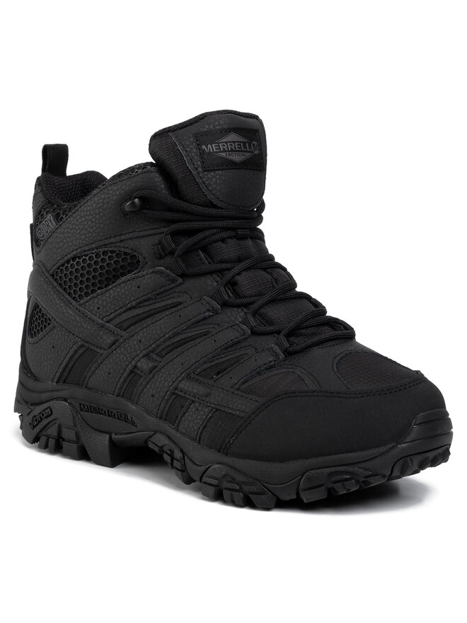 Trekkingschuhe Merrell Moab 2 Mid Tactical Wp J15853 Schwarz eschuhe