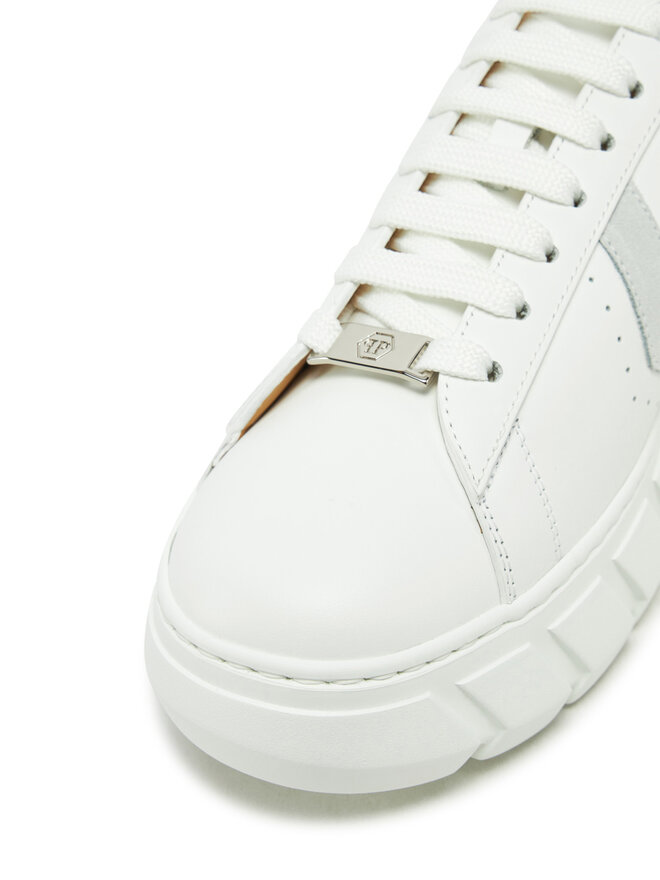 PHILIPP PLEIN Sneakersy PHILIPP PLEIN SAES USC0698 PLE075 Biały