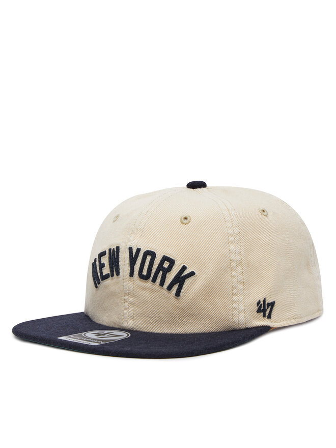 47 Brand Бейсболка 47 Brand MLB New York Yankees Fieldstone ’47 CAPTAIN RL B-FLDST17HTP Білий
