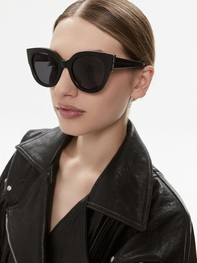 PHILIPP PLEIN Okulary przeciwsłoneczne PHILIPP PLEIN SPP026S Czarny