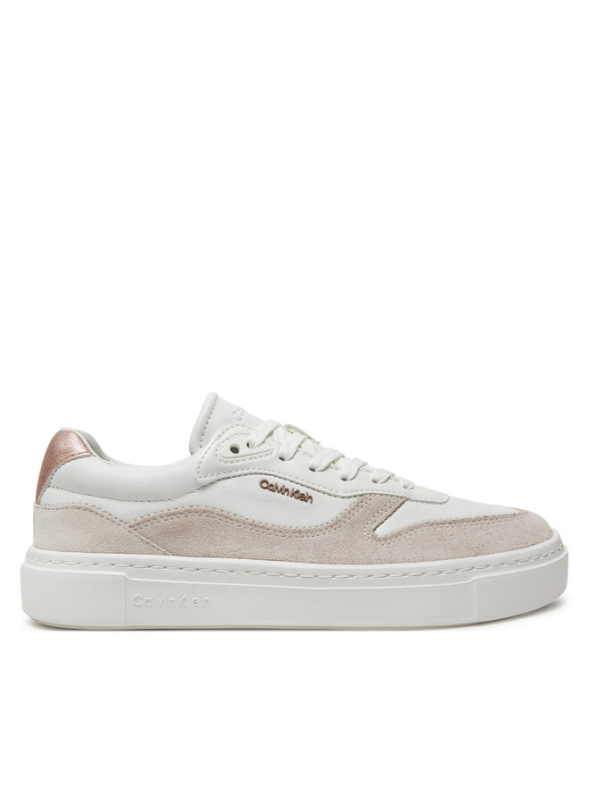 Calvin Klein Снікерcи Calvin Klein Cupsole Lace Up W/Ml Mix M HW0HW02114 Білий