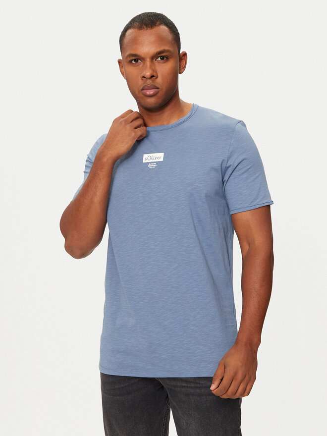 s.Oliver s.Oliver Camiseta 2150054 Azul Regular Fit