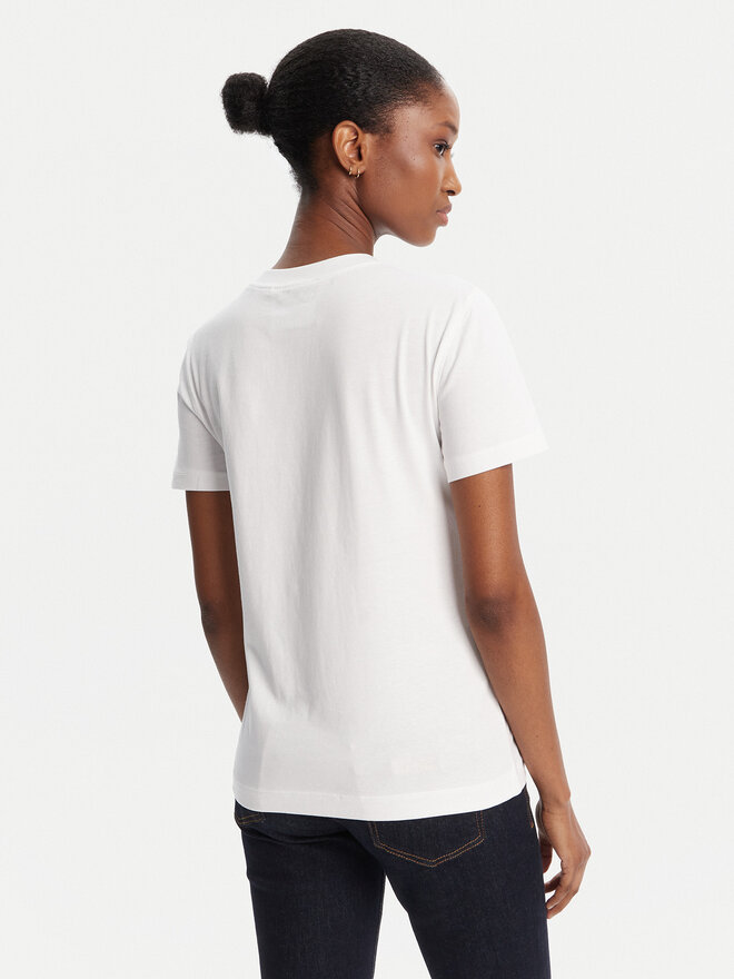 Versace Jeans Couture Versace Jeans Couture Camiseta 79HAHE06 CJ00E Blanco Regular Fit