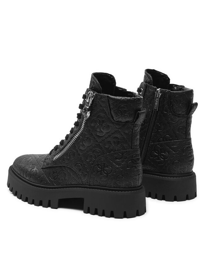 Guess Polokozačky Guess Fiona FLTFIO FAL10 Černá