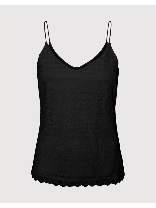 Vero Moda Vero Moda Τοπ Honey 10190150 Μαύρο Regular Fit