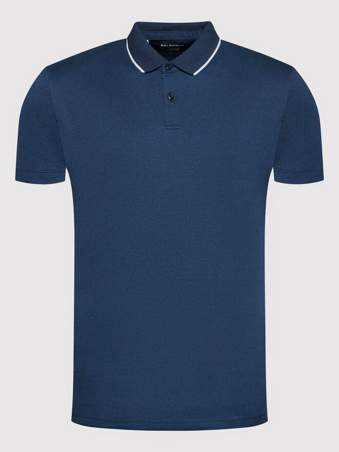 Selected Homme Selected Homme Pólóing Leroy 16082844 Sötétkék Regular Fit