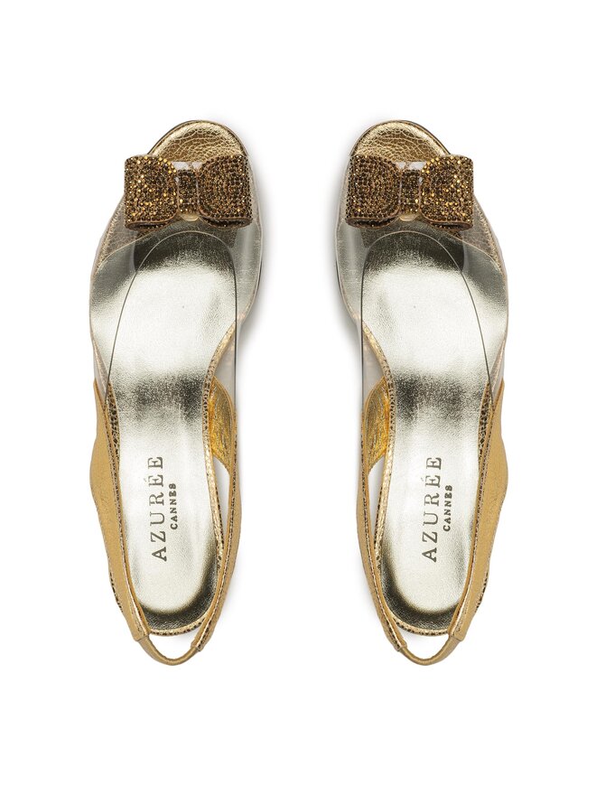 Azurée Sandalen Azurée Mulane 77EC Transparent