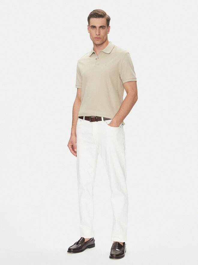 Calvin Klein Calvin Klein Polo LV04LC239G Beis Regular Fit