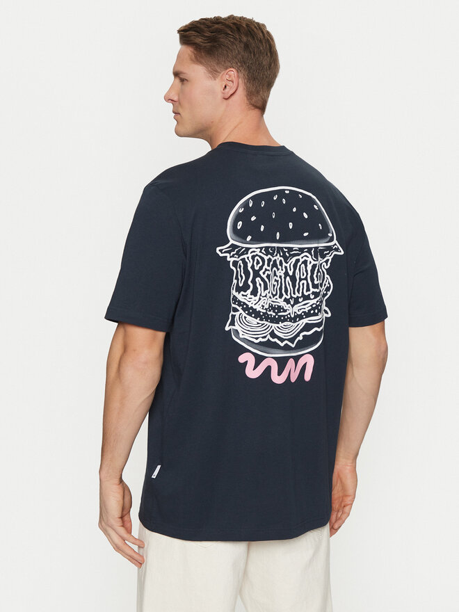 adidas adidas Póló Street B JP4500 Sötétkék Loose Fit